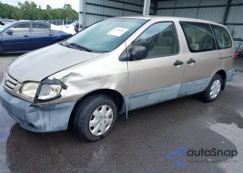 2003 Toyota Sienna Ce z USA, uszkodzony, nr VIN 4T3ZF19C23U533976